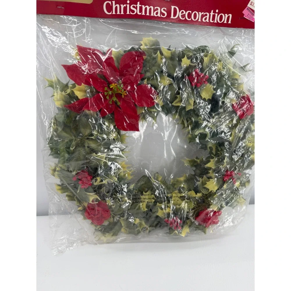 Woolworth Christmas Wreath Vintage 12